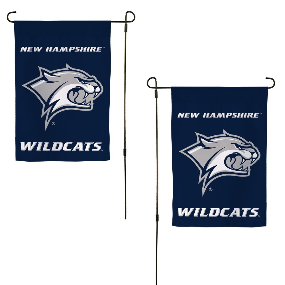 Desert Cactus University of New Hampshire UNH Garden Flag  19 x 12 inch New Hampshire Wildcats Banner, For Outdoor Display and Events (Design A)