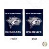 Desert Cactus University of New Hampshire UNH Garden Flag  19 x 12 inch New Hampshire Wildcats Banner, For Outdoor Display and Events (Design A) view 2
