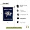 Desert Cactus University of New Hampshire UNH Garden Flag  19 x 12 inch New Hampshire Wildcats Banner, For Outdoor Display and Events (Design A) view 4