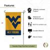 Desert Cactus West Virginia University WVU Garden Flag  19 x 12 inch West Virginia Mountaineers Banner, For Outdoor Display and Events (Design B) view 4
