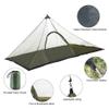 AXUYU Single Person Triangular Net Yarn Tent,Camping Net with Bottom,Compact Lightweight Outdoor Mesh Screen Tent with Carry Bag for Backpacking Hiking Camping Fishing Backyard view 3