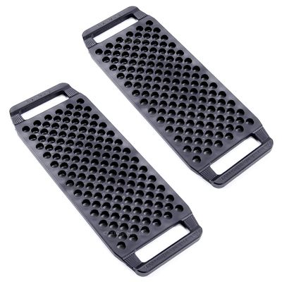 Accessory Mounting Plate (A.M.P.) - Universal Sheath, Holster, and Item Mounting Plate - (Black) - (Fits 1.50in Belts) - (USA Made) - (2 Pack)