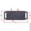 Accessory Mounting Plate (A.M.P.) - Universal Sheath, Holster, and Item Mounting Plate - (Black) - (Fits 1.50in Belts) - (USA Made) - (1 Pack) view 4