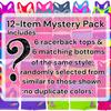 ToBeInStyle Girls' Pack of 6 Random Print Assortment Racerback and Matching Bottom Sets - S view 2