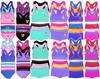ToBeInStyle Girls' Pack of 6 Random Print Assortment Racerback and Matching Bottom Sets - S view 3