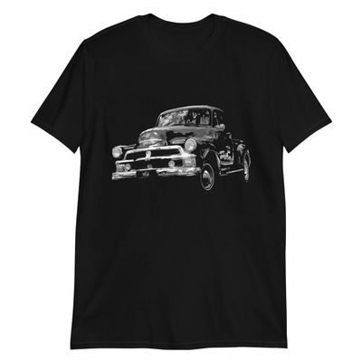 1954 Chevy 3100 Antique Black Pickup Truck American Automotive Nostalgia T-Shirt