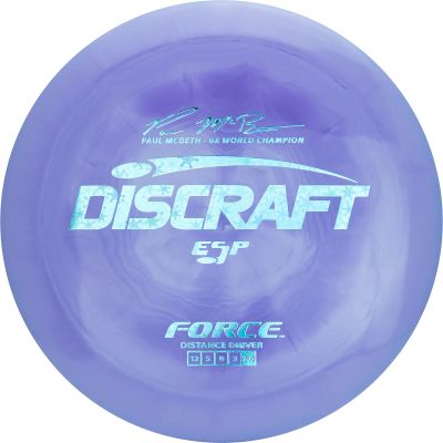 Discraft ESP Force Paul McBeth 6X Signature Series 173-174 Gram Distance Drive Golf Disc