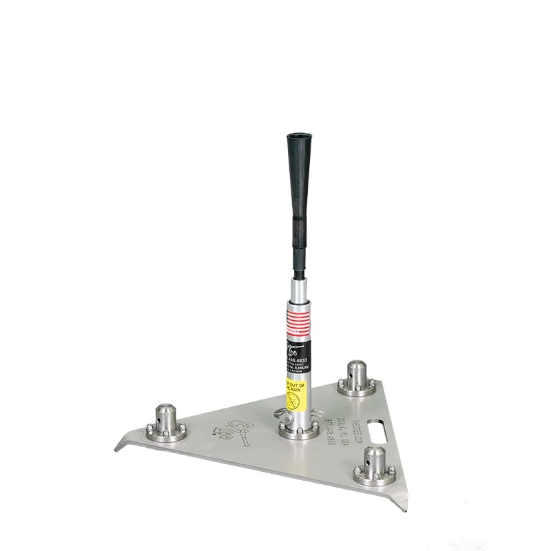 G Tee 20" (51cm) Pro Quad Baseball/Softball Batting Tee | Height 18"-30" | Flexible Rubber Cup | Stainless Steel & Aluminum Base | Used by Pros | Best Tee for All Ages | 2 Year Warranty | Made in USA