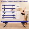 FBSPORT 8ft Adjustable Balance Beam: High and Low Floor Beam Gymnastics Equipment for Kids/Adults,Gymnastics Beam for Training,Practice, Physical Therapy and Professional Home Training with Legs view 2