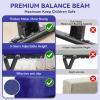 FBSPORT 8ft Adjustable Balance Beam: High and Low Floor Beam Gymnastics Equipment for Kids/Adults,Gymnastics Beam for Training,Practice, Physical Therapy and Professional Home Training with Legs view 4