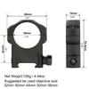 ohhunt 30mm Scope Rings 30 mm Picatinny Rings (30 mm / 1.22" High Profile) view 2
