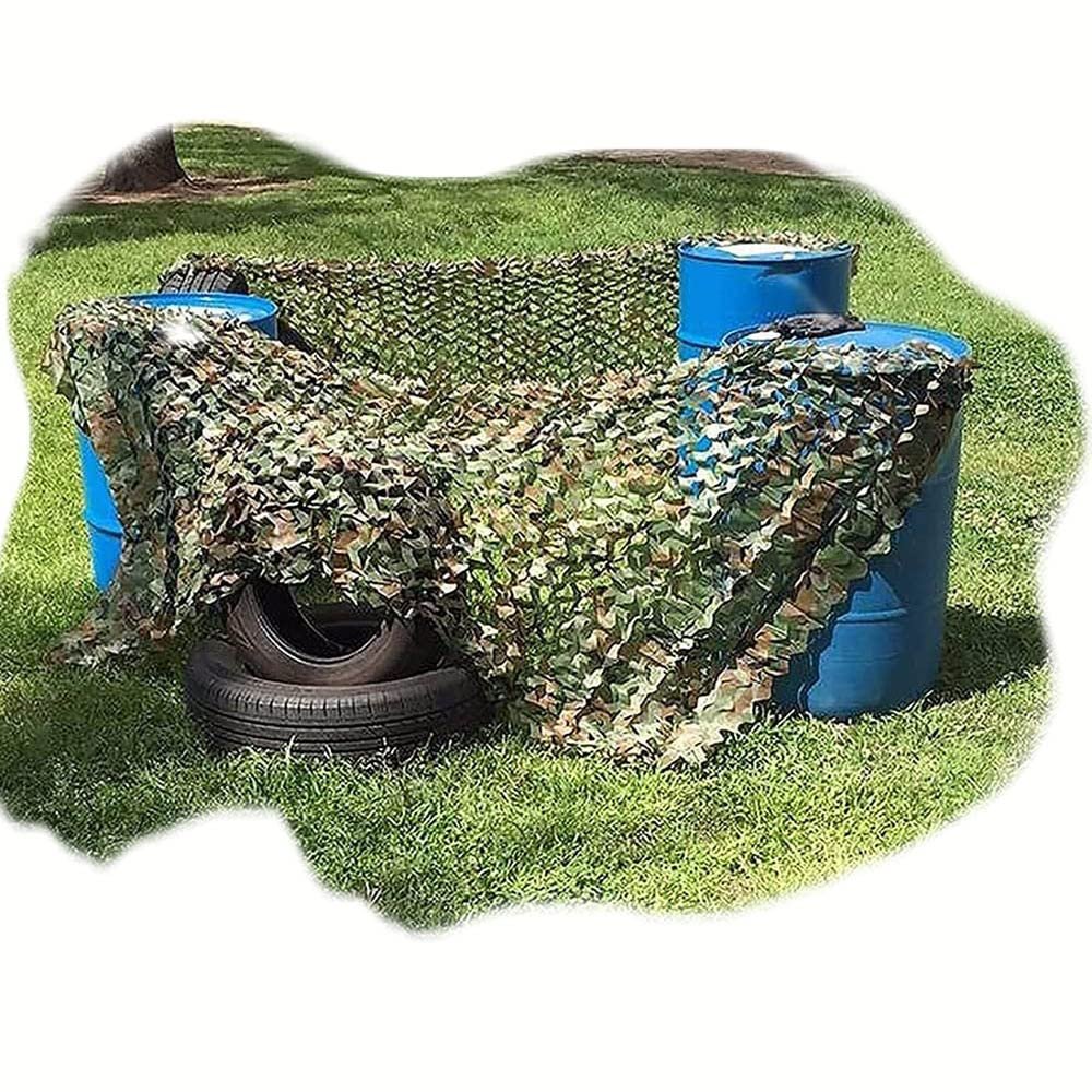  KADEUX Mesh Camo Netting Woodland Hunting Blind, 1013ft 1033ft 2020ft Camouflage Netting Bulk Roll, Camo Decoration Netting Outdoor Shooting Sunshade Nets (Size : 3x4m/9.8x13ft)