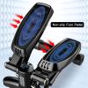 HUHJYUGE Mini Stepper Trainer, Indoor Stair Stepper Exercise Machine, Air Climber Stepping Fitness Machine, with Resistance Bands and LCD Monitor, for Home Workout view 3