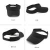 10 Pack Men Women Sun Visor Adjustable UV Protection Blank Sun Visor Hats Caps for Beach Pool Golf Tennis Sports (10Pack-Fluorescent Green) view 4