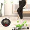 HUHJYUGE Mini Home Stepper, Aerobic Fitness Stair Stepper, Stair Steppers with Display, Portable Stair Stepper Exercise Equipment, with Resistance Band, Support 120KG view 4