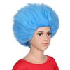 FantaLook Short Blue Fluffy Cosplay Wig for Funny Costume for Halloween view 3