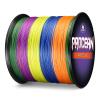 Procean 100% PE 4 & 8 Strands Braided Fishing Line, 6-300 LB Sensitive Braided Lines, Super Performance and Cost-Effective (Multi-Color, 300LB(136Kg) 1.0mm-1093Yds(8Strands)) view 3