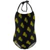Softball is in My DNA Girl's One Piece Swimsuits Beach Sport Halter Bathing Suit Cute Print Swimwear 6-7Y110cm view 1