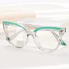 Cat Eye Clear Frame Glasses Blue Light Blocking TR90 Eyeglasses for Girl Women Computer Eyewear view 2