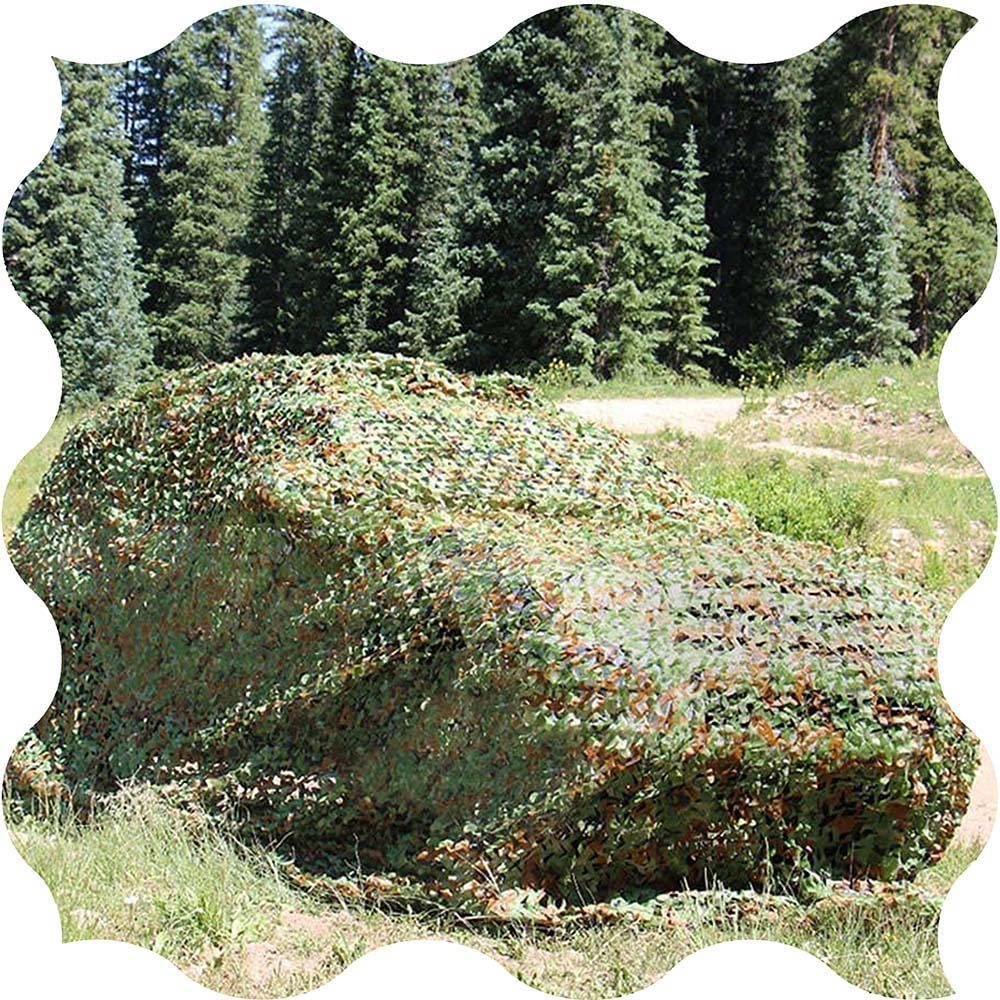 KADEUX Camouflage Netting Woodland Oxford Fabric Camo Net Army Decoration Camo Netting 45m 48m 56m 510m 68m Hunting Blind Outdoor Awning Mesh Net (Size : 10x20m(32.8x65.6ft))