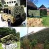 KADEUX Camouflage Netting Woodland Oxford Fabric Camo Net Army Decoration Camo Netting 45m 48m 56m 510m 68m Hunting Blind Outdoor Awning Mesh Net (Size : 10x20m(32.8x65.6ft)) view 4