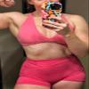 Aoxjox Women's Workout Sports Bras Fitness Metamorph Sienna Twist Bra Yoga Crop Tank (Azalea Pink, Small) view 2