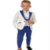 Boys Formal Suit Wedding Tuxedo 3 Pieces Jacket Pants Vest Kids Party Blazer,Boys' Suits Royal view 1