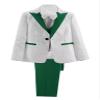 Boys Formal Suit Wedding Tuxedo 3 Pieces Jacket Pants Vest Kids Party Blazer,Boys' Suits Purple view 3