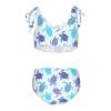 Aflyko Ocean Girls' Swimwear Turtles Bubble 2-Piece Bikini Set Summer Swimsuit Holiday Bathing Suit Hawaii Beachwear Pool Water Sport Tankini Set 4T view 2