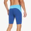 Fiteng Men's Swim Jammers Competitive Athletic Swim Team Suit Training Endurance Racing Quick Dry Swimming Shorts UPF 50 Royal Blue/Blue view 2