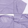 Ylucky Girls Muslim Hijab Floral Lace Head Scarf Kids Islamic Arab Scarf Shawls Head Wrap with Flowers (purple (with rhinestone)) view 4
