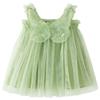 AGQT Baby Girls Tutu Dress Sleeveless Toddler Butterfly Back Tulle Tutu Dresses Birthday Party Gowns Wedding Layered Lace Holiday Mini Dress Fruit Green Size 2-3T view 1