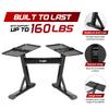 Yes4All Stand for Adjustable Dumbbells Up to 160 Pound - Spotter Stand, Rack & Weight Rack With Strap for Convenience, Safety & Easy Storage - Use With Expandable Dumbbells view 4
