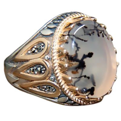 Ring for Men Vintage Black Red Zircon Rings Jewelry,19,10