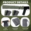 Kinlop 6 Pcs 54 x 6 Inch Knit Gun Socks for Rifles and Shotguns, Silicone Treated Gun Sleeve Thick Anti Rust Shotgun Cover with Drawstring Closure Bulk for Tactical Accessories Storage view 3