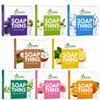 400 Sheets Antibacterial Paper Soap Strips For Hand Washing - 8 Pack Portable Disinfecting Pocket Travel Soap Thins Dissolvable & Disposable Camping Mini Size Dry SoapSheets For Hands (Variety 8x50) view 1