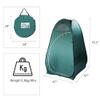 1-2 Person Portable Pop Up Toilet Shower Tent Changing Room Camping Shelter view 3