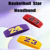 XXPUHFT Basketball Wristbands Sweatbands Kit, Purple 23 Sweat Bands, Athletic Basketball Wrist Sweatbands and Head Band for Party Accessories view 2