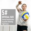 Sazoemao 6 Pack Official Size 5 Volleyball Balls Volley Ball of Synthetic Leather,Includes Ball Pump and Net Bag,Competition Volleyball for Indoor Outdoor view 2