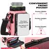 KEMIMOTO Water Bottle Holder Bag, Water Bottle Carrier with Adjustable Shoulder Strap, Water Bottle Pouch Holder for Hiking, Camping, Fishing, Compatible with YETI STANLEY SLM 32 oz, 40 oz, 64 oz view 3