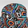 Cotton Bucket Hat for Women Men Outdoor Summer Beach Sun Hat Trendy Lightweight Printed Fisherman Cap (Green, One Size) view 4