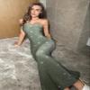 HBPET Women's Dress Mermaid Hem Tube Prom Dress Dress for Women (Color : Mint Green, Size : Large) view 2