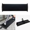 errorpot Slide Board Incl. Sliding Booties | Ideal Hockey Slide Board for Working Out, Fitness and Athletic Training | Easy to Roll & Carry-Black S view 2