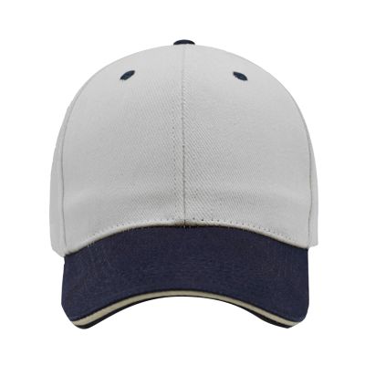 Colour Blocking Baseball Cap for Mens Womens Outdoor Sports Sun Hats Sunscreen Adjustable Tennis Cap Beach Cap (White, One Size)