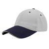 Colour Blocking Baseball Cap for Mens Womens Outdoor Sports Sun Hats Sunscreen Adjustable Tennis Cap Beach Cap (White, One Size) view 2