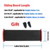 errorpot Slide Board - Workout Board for Fitness Training and Therapy with Shoe Booties and Carrying Bag Included-1.8m x 0.5m view 4