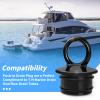 Adabuing PVC Push-in Boat Drain Plug Replacement for T-H-Mar-ine Boats Scuppers 1-1/2 Thru-Hull Drains, The Push-in Boat Drain Plug Stopper for Livewell Boat Plug Effectively Prevent Water Overflow view 2