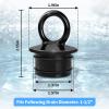 Adabuing PVC Push-in Boat Drain Plug Replacement for T-H-Mar-ine Boats Scuppers 1-1/2 Thru-Hull Drains, The Push-in Boat Drain Plug Stopper for Livewell Boat Plug Effectively Prevent Water Overflow view 3
