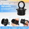 Adabuing PVC Push-in Boat Drain Plug Replacement for T-H-Mar-ine Boats Scuppers 1-1/2 Thru-Hull Drains, The Push-in Boat Drain Plug Stopper for Livewell Boat Plug Effectively Prevent Water Overflow view 4