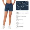 BASSDASH Womens 5 Fishing Hiking Quick Dry Cargo Shorts with Zipper Pockets UPF 50+ Water Resistant Summer Casual Shorts Dark Blue view 3